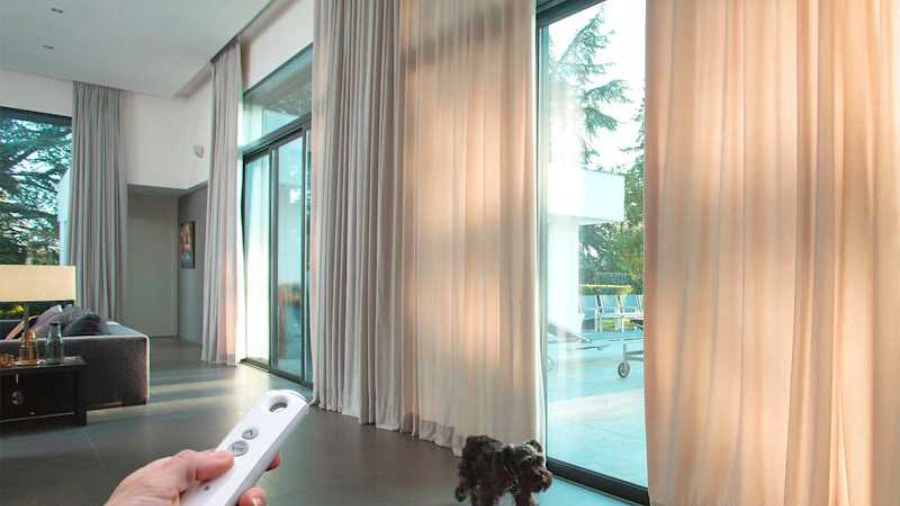Remote-Controlled Curtains