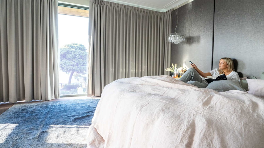 Sheer Motorized Curtains 